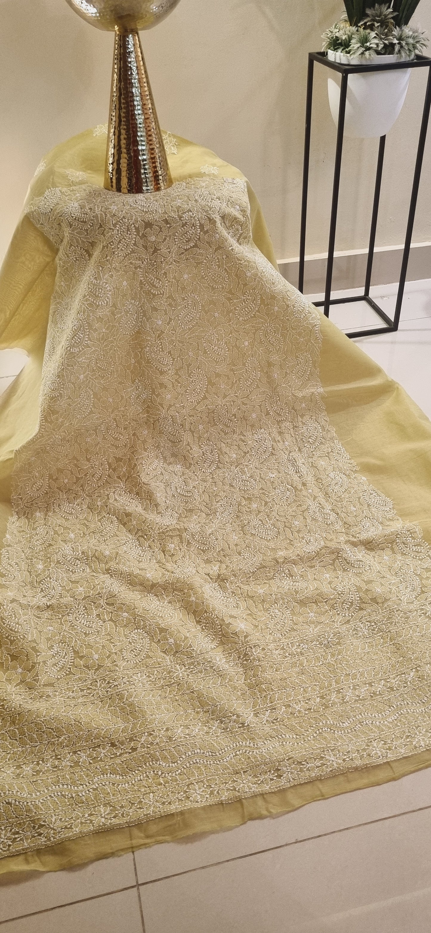 Chikankari shirt piece