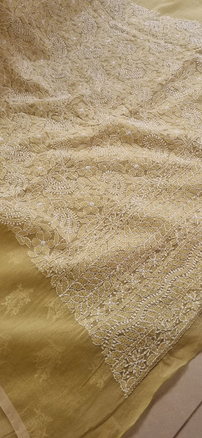 Chikankari shirt piece