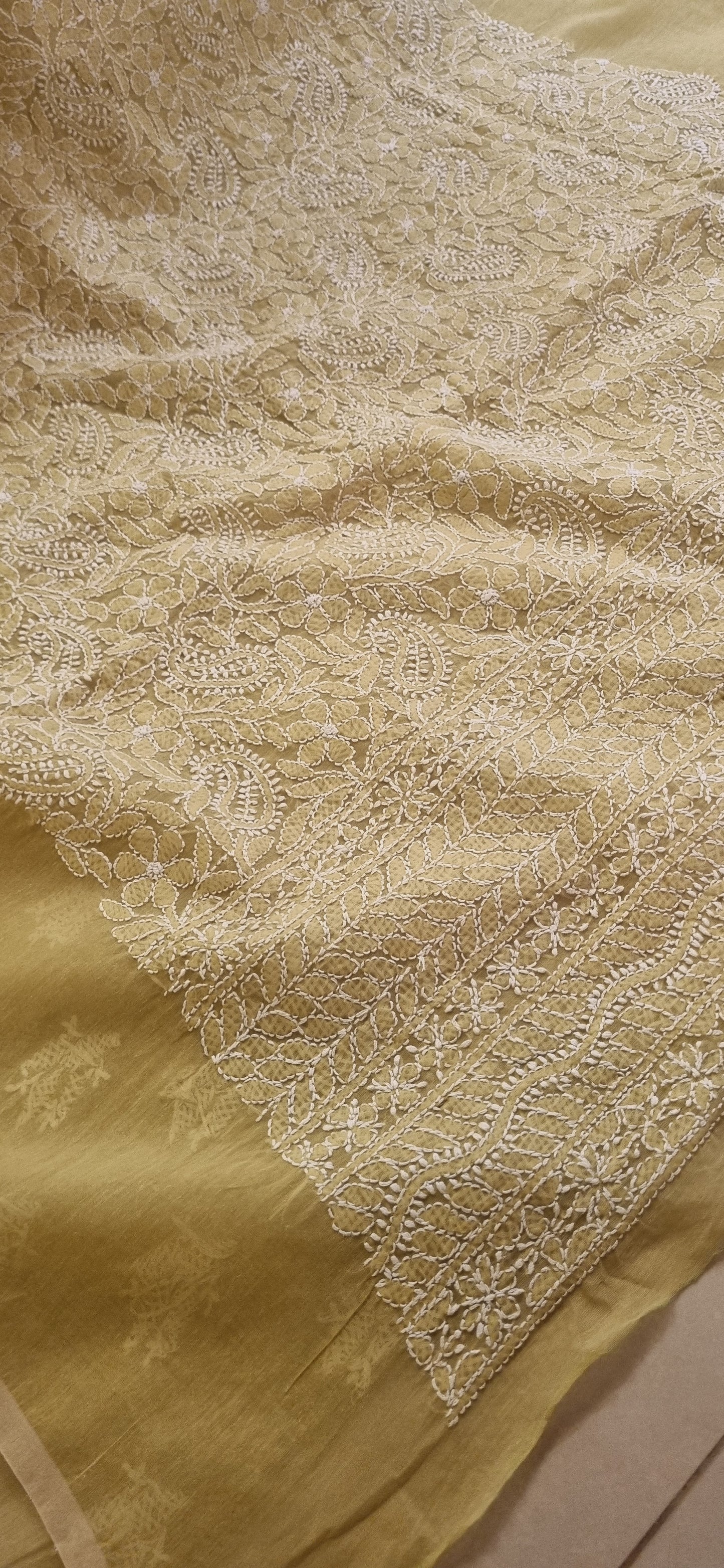 Chikankari shirt piece