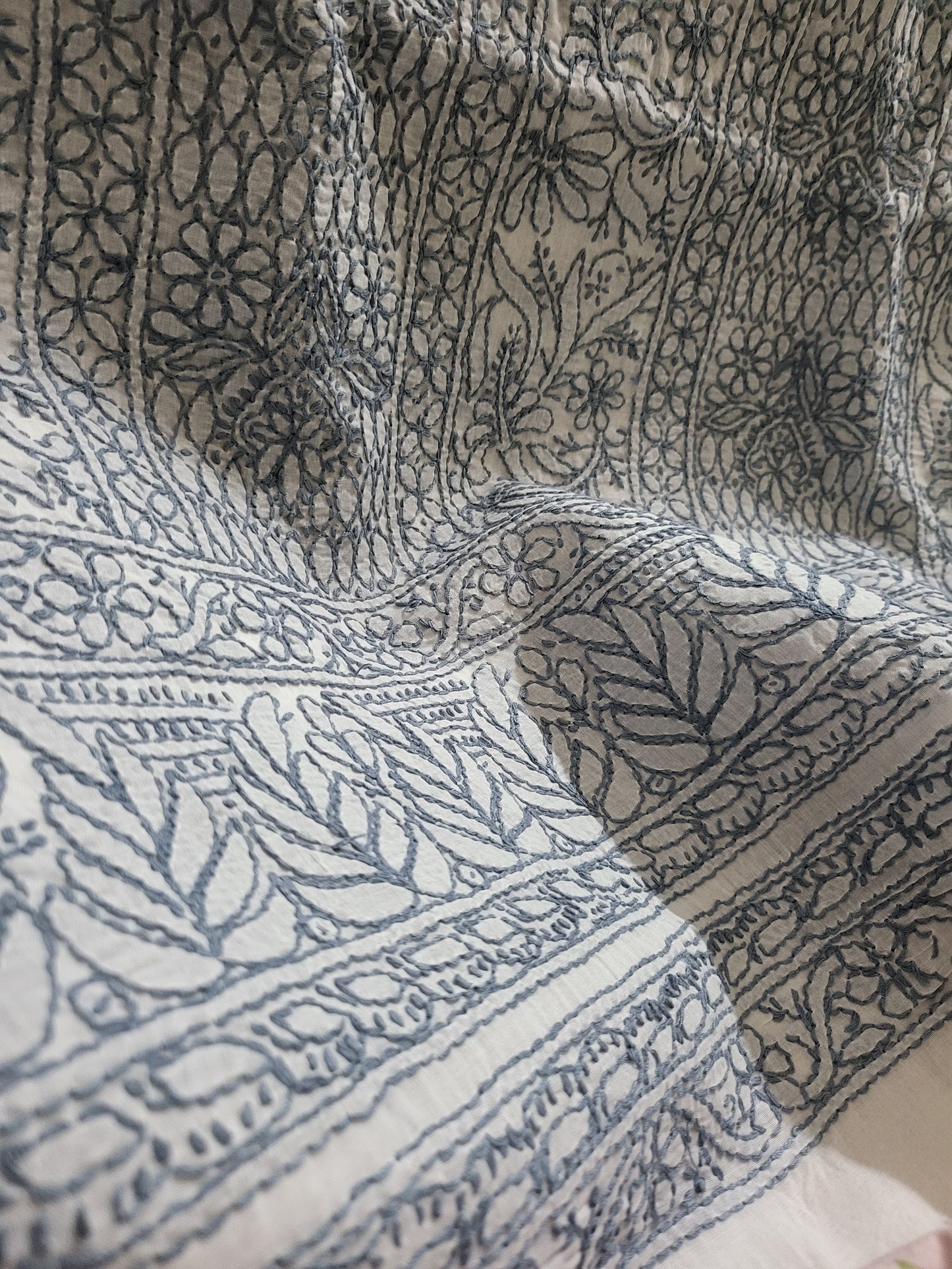 Single taar chikankari: shirt