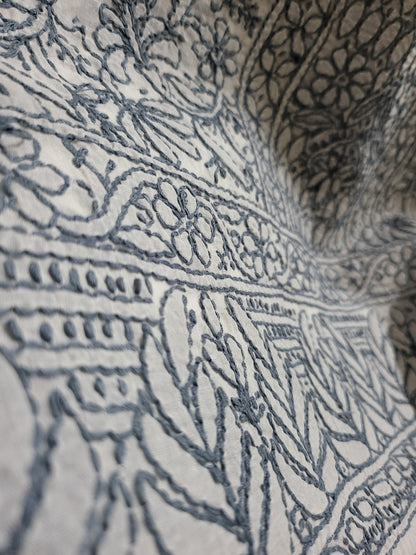 Single taar chikankari: shirt