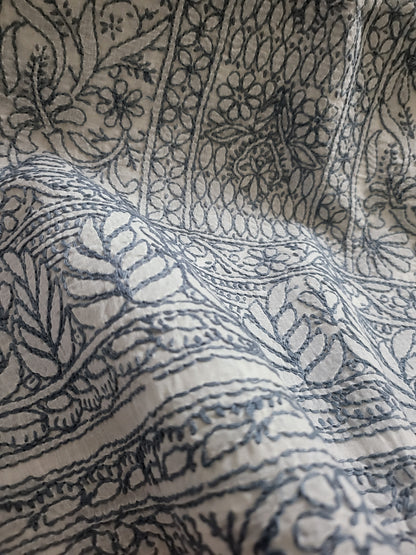 Single taar chikankari: shirt