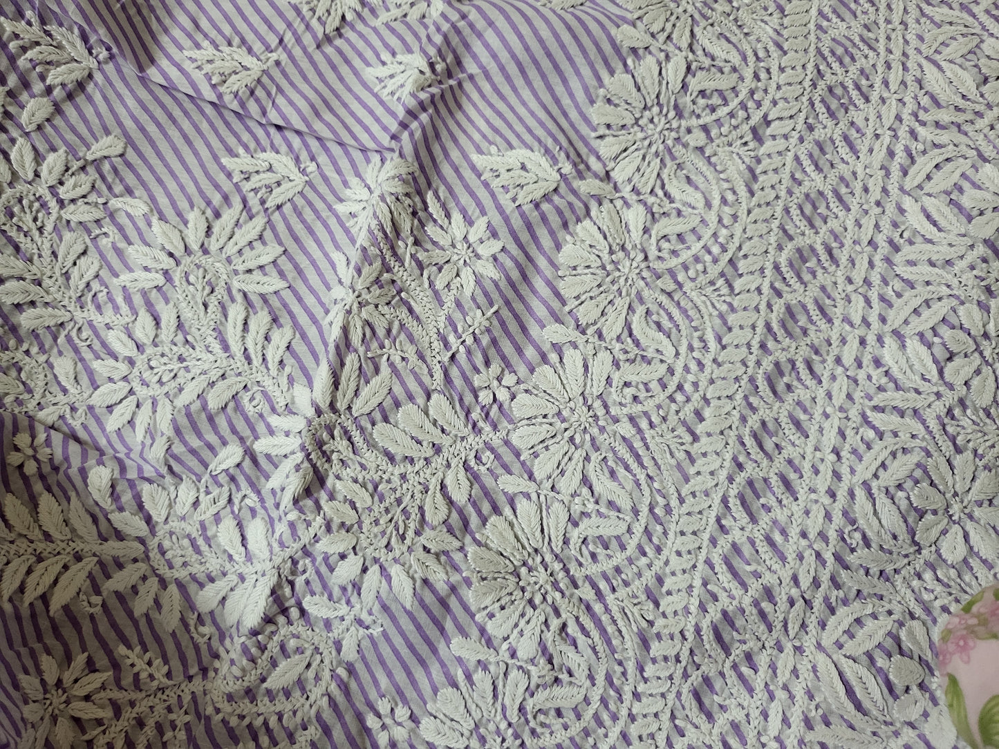 Lahriya chikankari: shirt