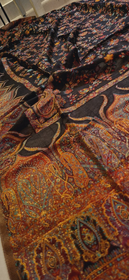 Silk kaani suit