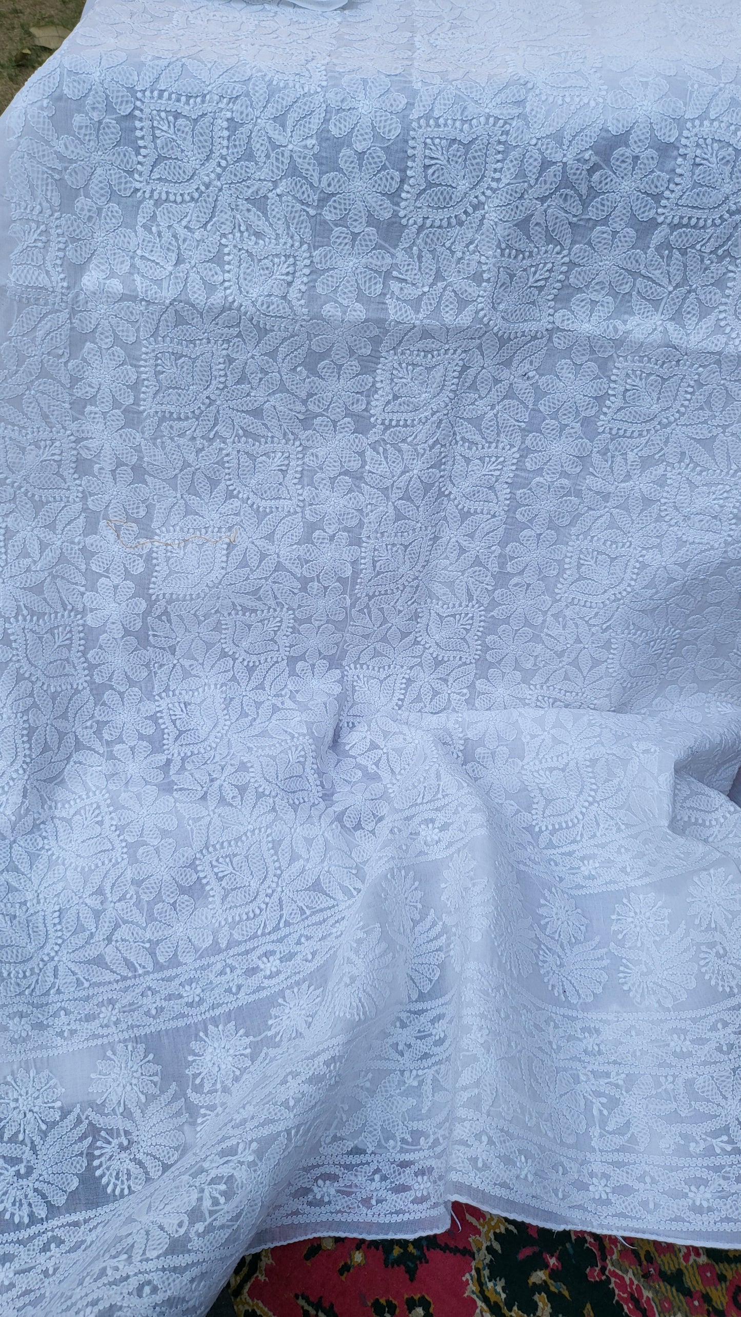 Chikankari shirt : lawn