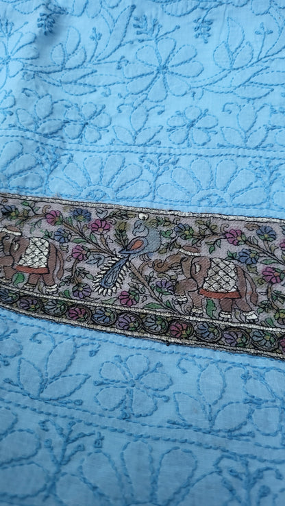 Chikankari shirt : lawn