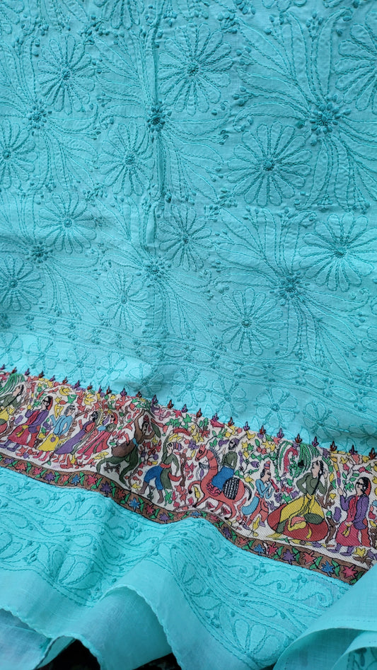 Chikankari shirt: lawn