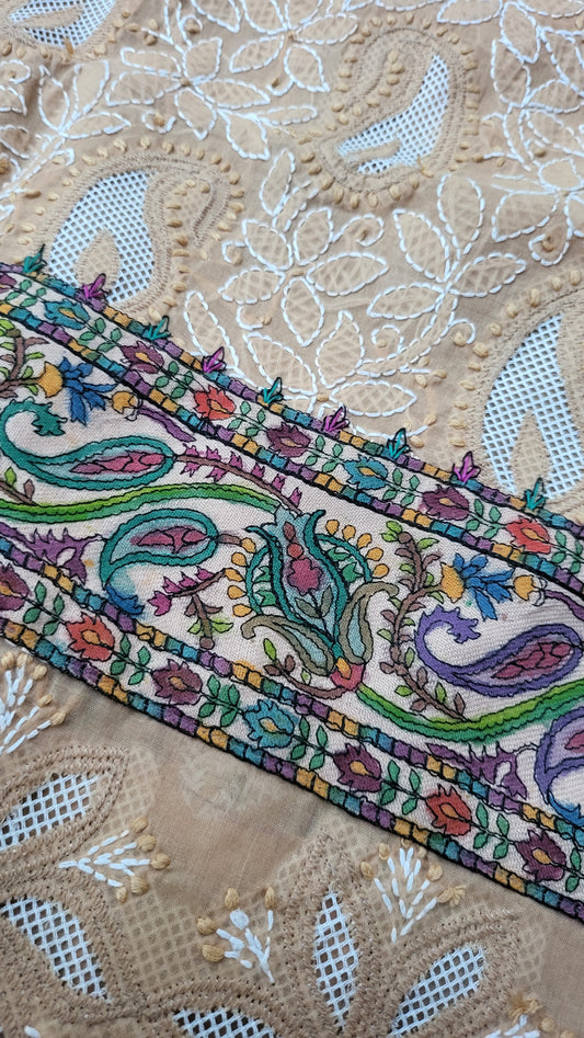 Chikankari shirt: lawn