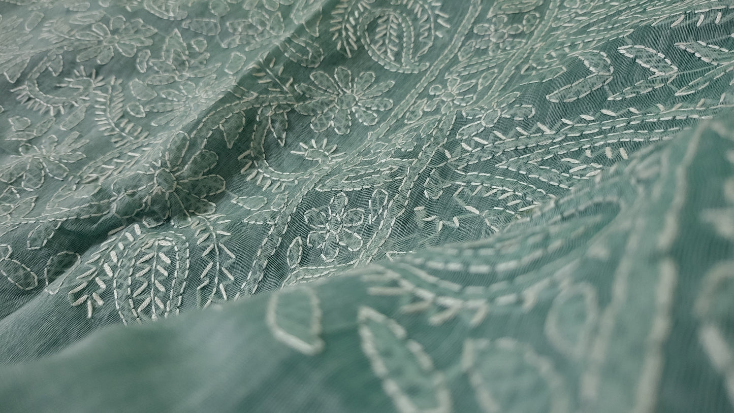 Hand embroidered: suit