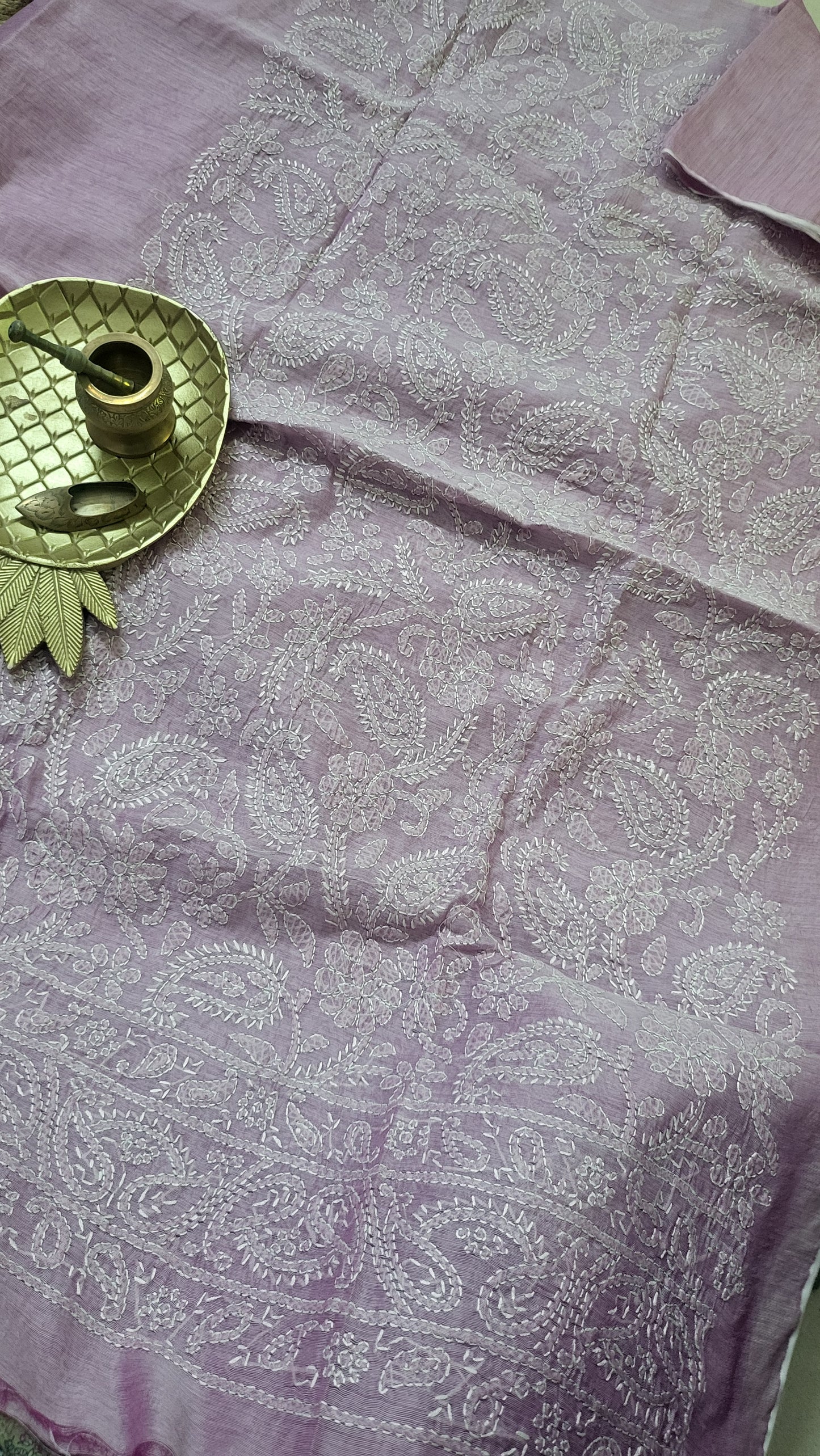 Hand embroidered: suit