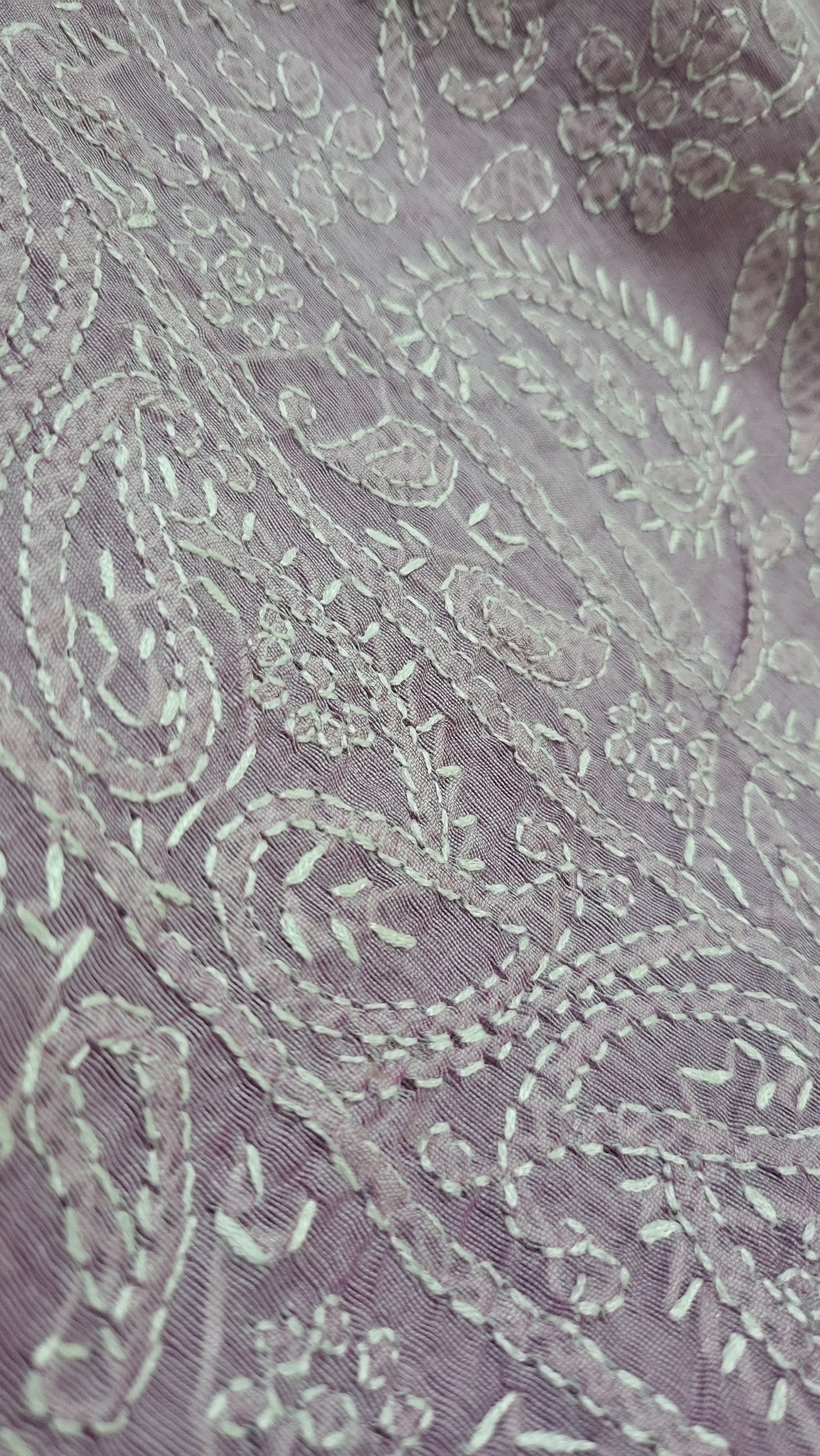 Hand embroidered: suit