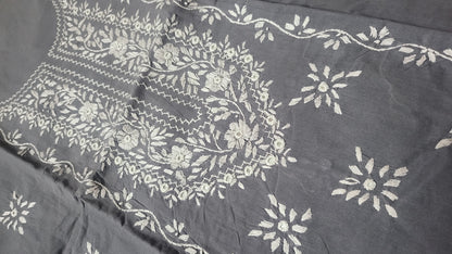 Hand embroidered: lawn shirt