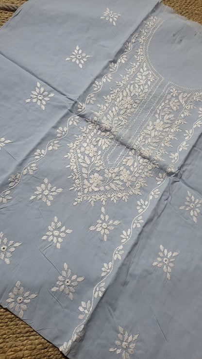 Hand embroidered: lawn shirt