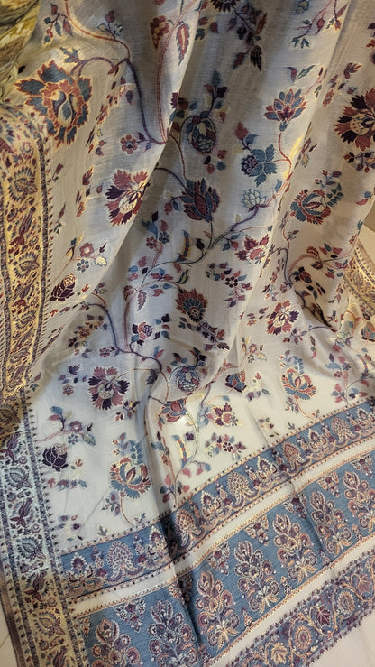 Silk kaani : shawl