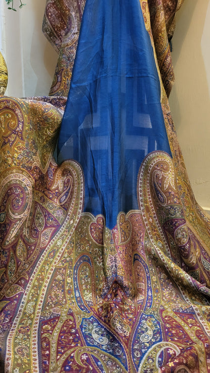 Silk kaani : shawl