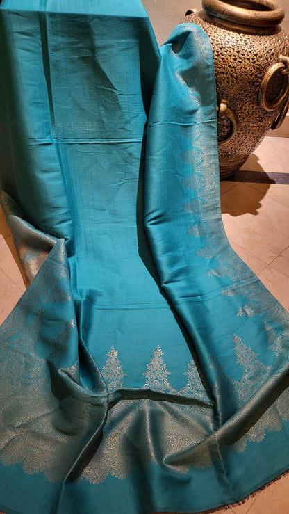 Moonlight kaani: Reversible shawl