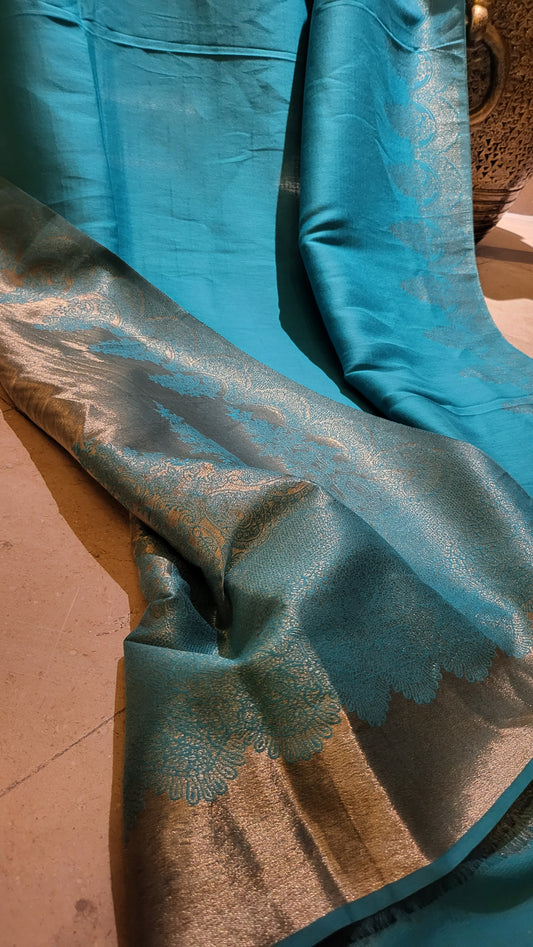 Moonlight kaani: Reversible shawl