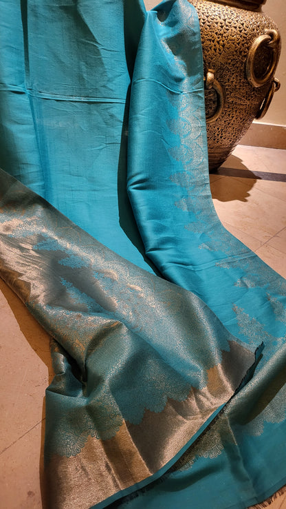 Moonlight kaani: Reversible shawl