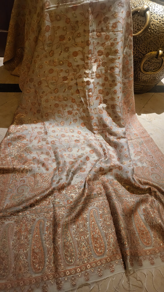 Silk kaani : shawl