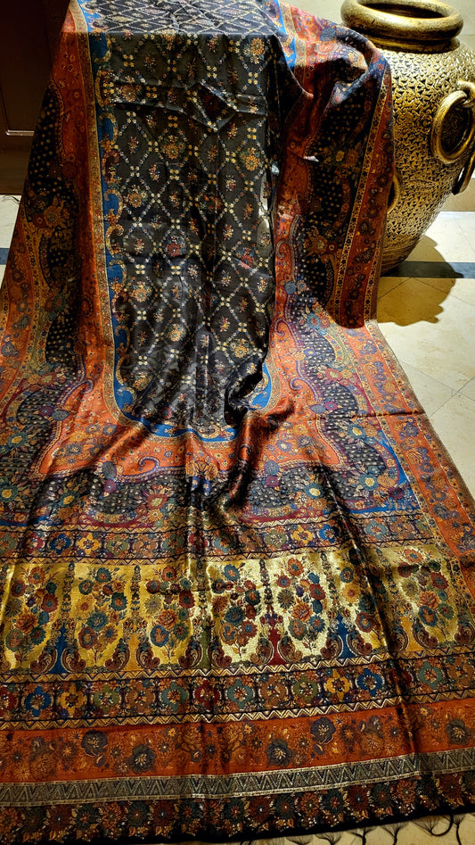Silk kaani : shawl