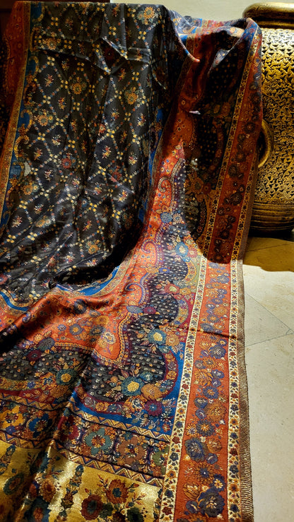 Silk kaani : shawl