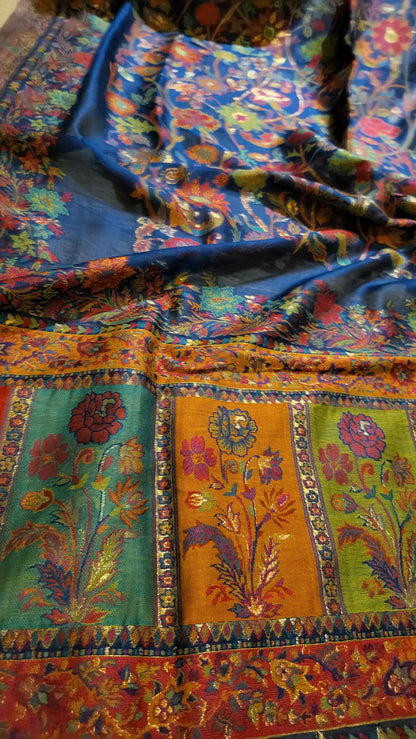 Blue beauty: kani silk shaal