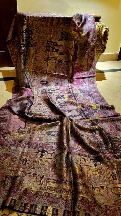 Darbari silk kanni : shawl