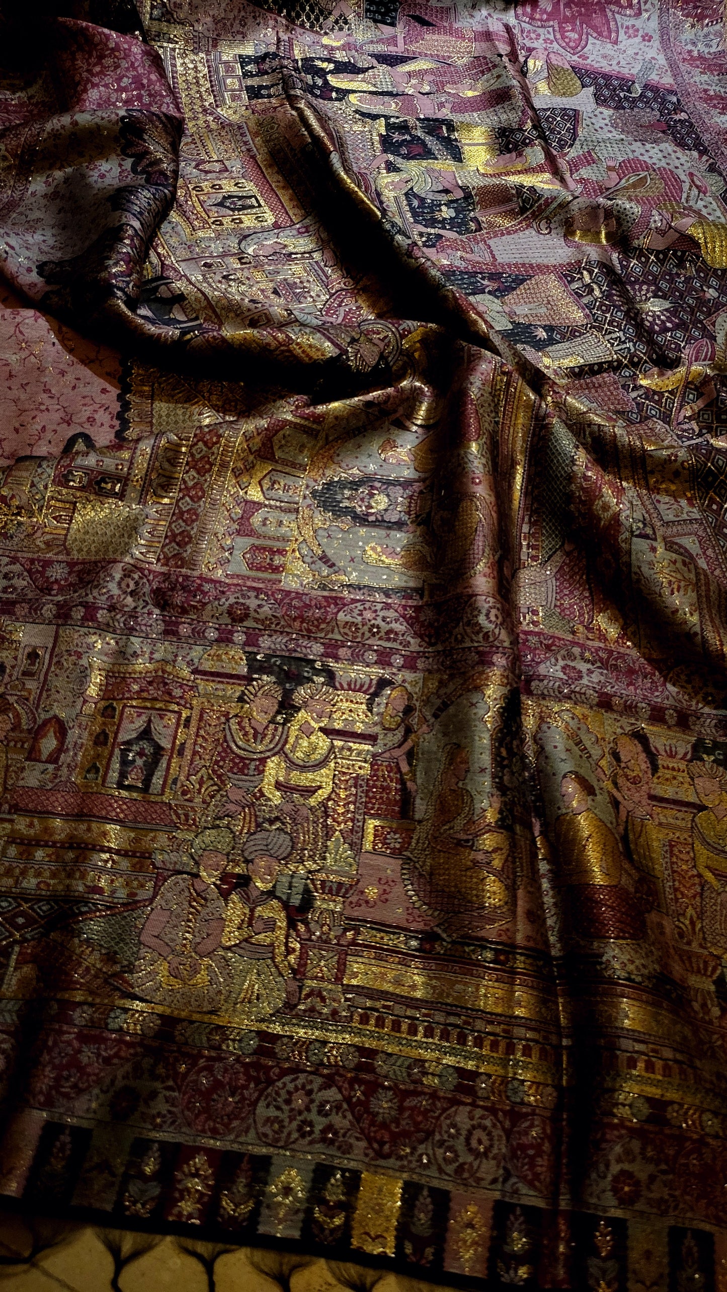 Darbari silk kanni : shawl