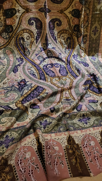 Pastel dream : Reelkaar kalamkari shawl