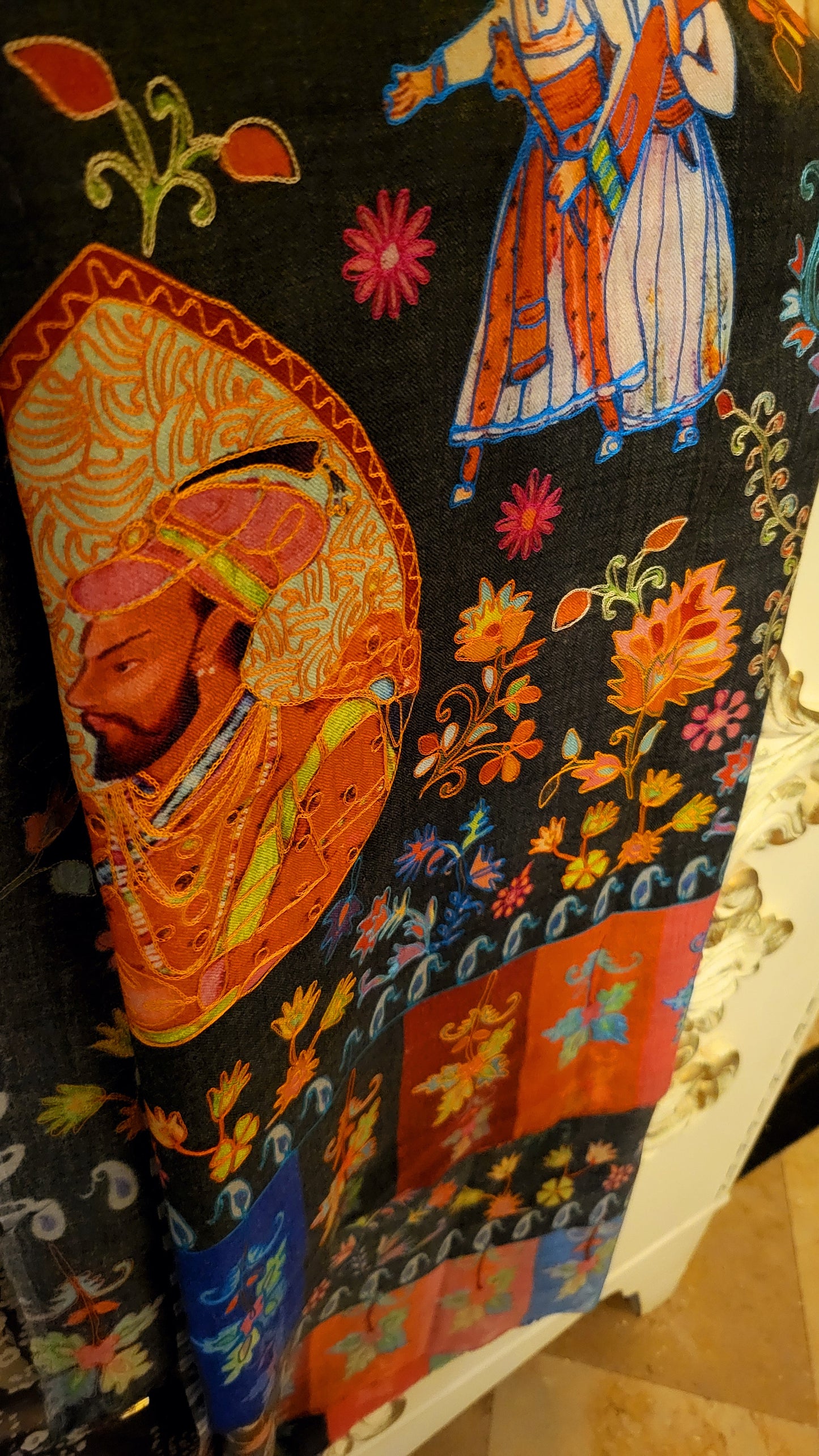 Raja rani : Reelkaar kalamkari shawl