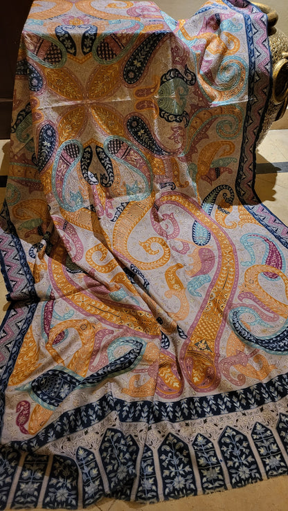 Reelkaar kalamkari : shawl