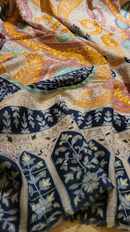 Reelkaar kalamkari : shawl