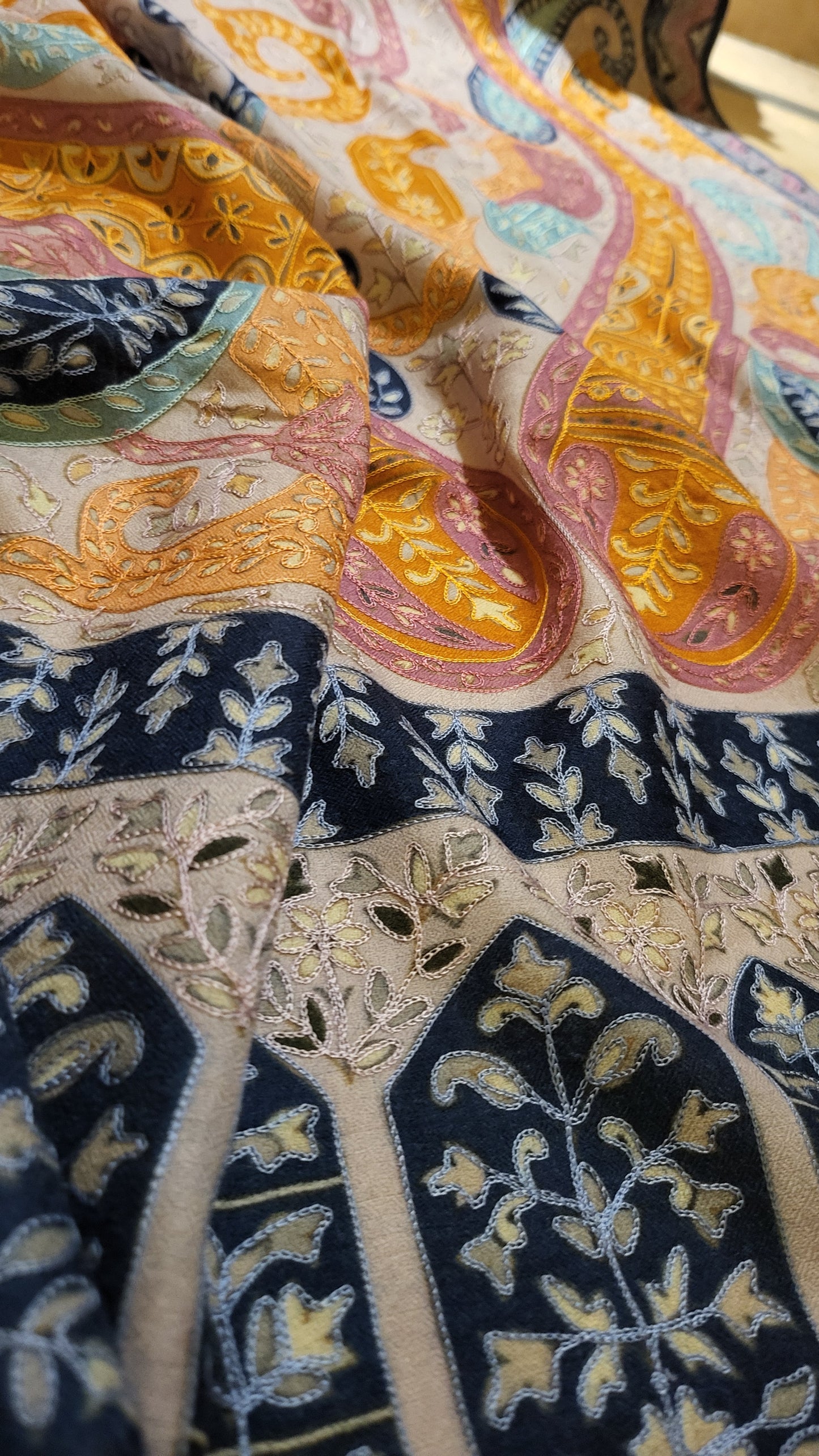 Reelkaar kalamkari : shawl