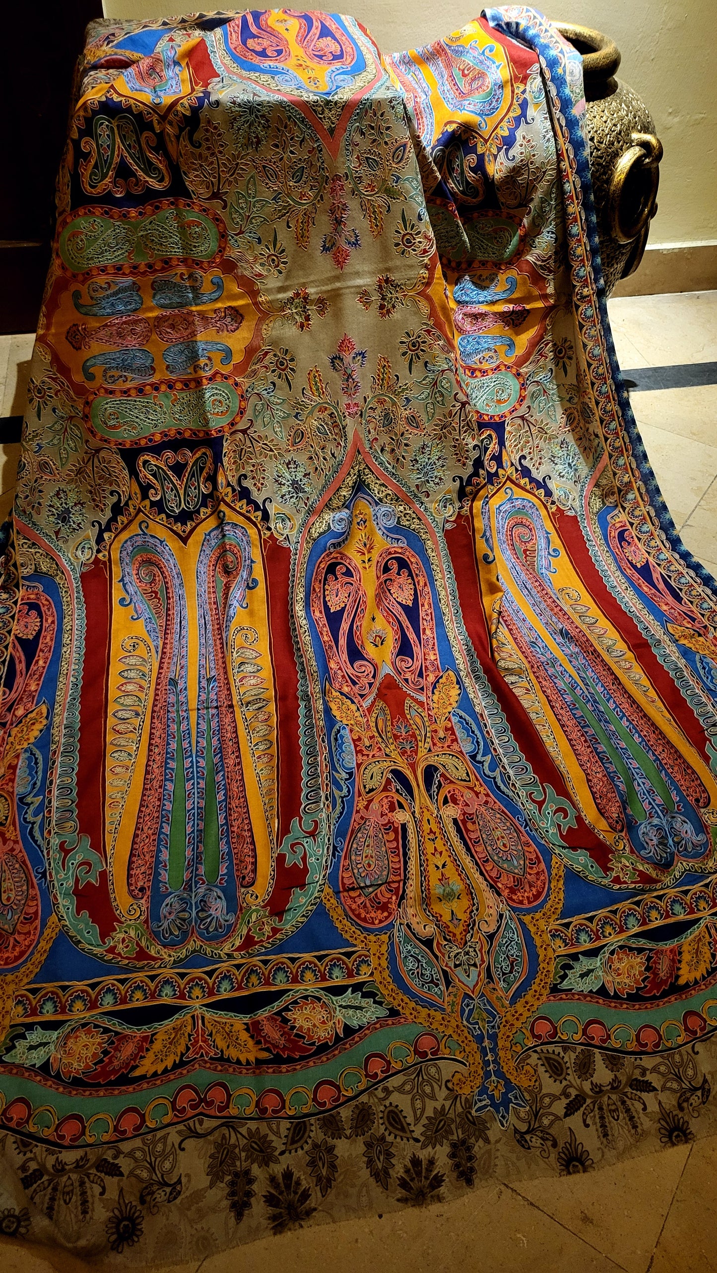 Reelkaar kalamkari : shawl