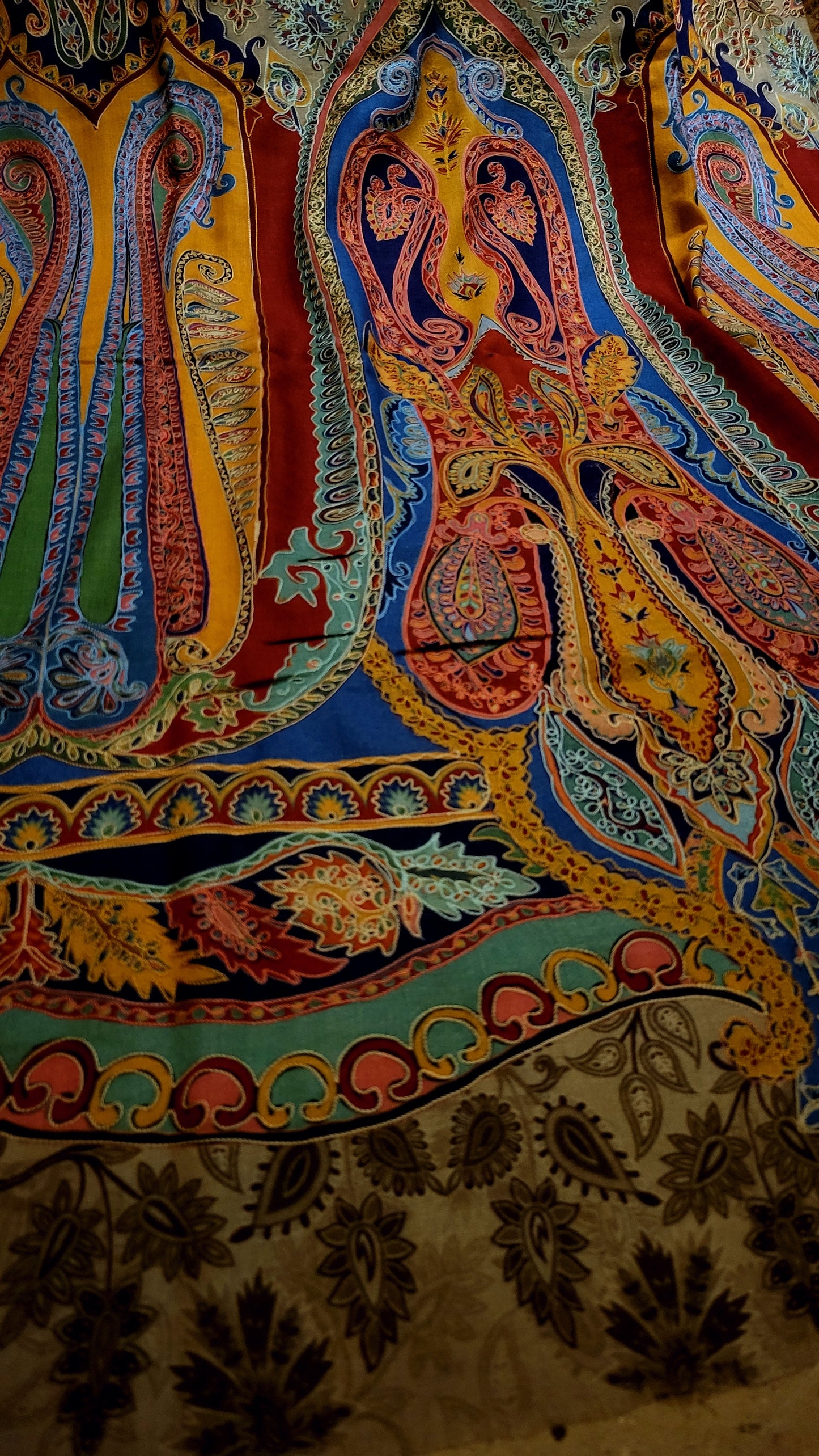 Reelkaar kalamkari : shawl