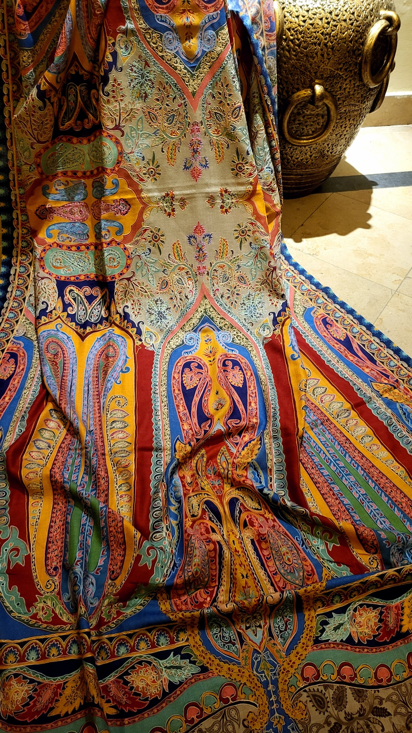 Reelkaar kalamkari : shawl