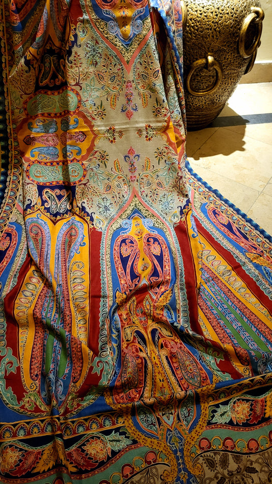 Reelkaar kalamkari : shawl