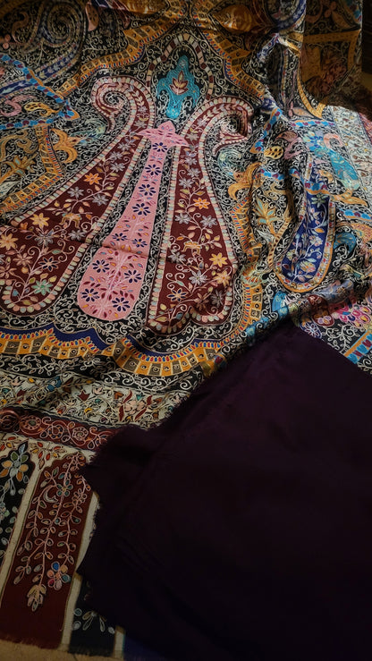 Reelkaar kalamkari : shawl