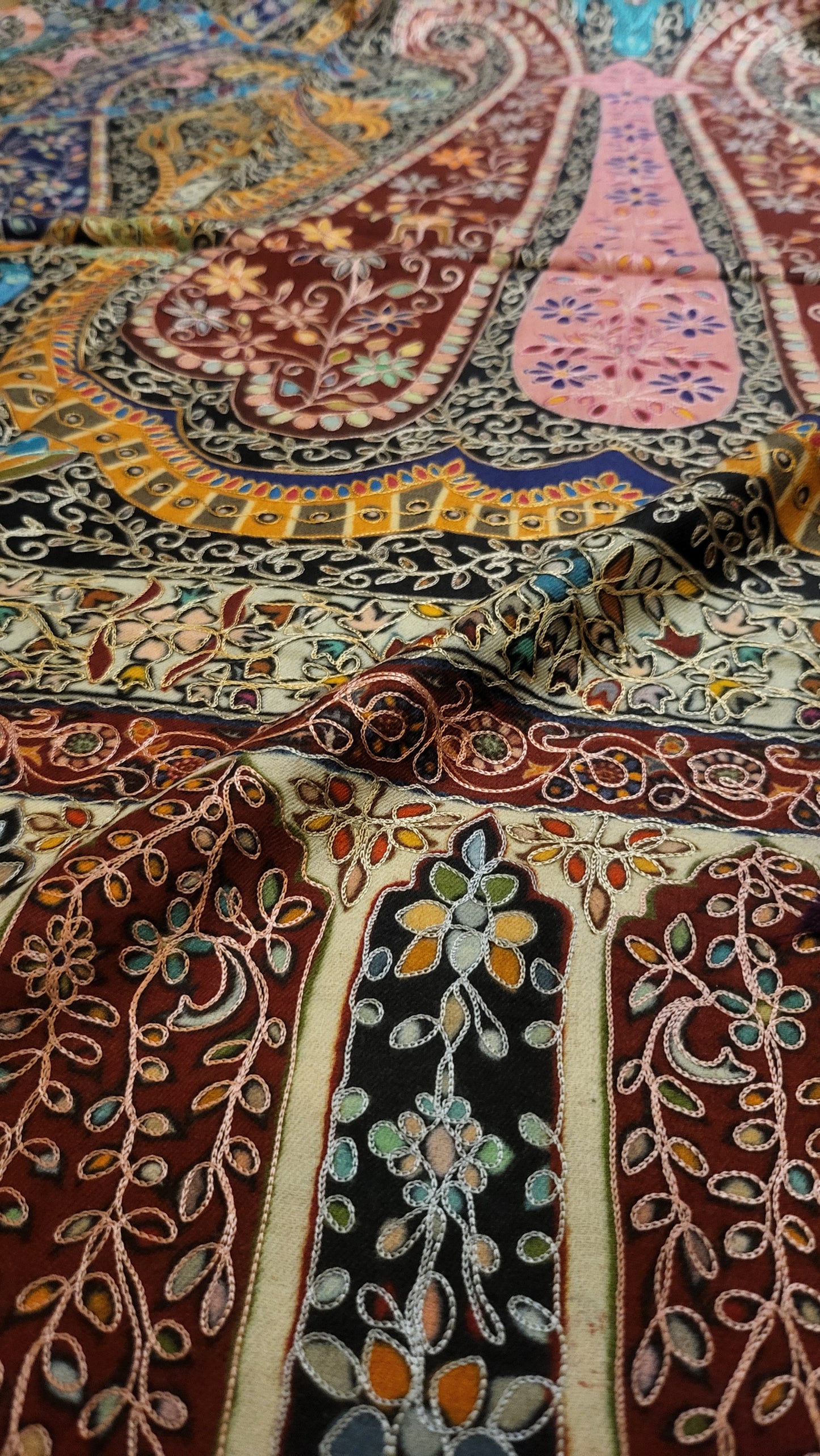 Reelkaar kalamkari : shawl