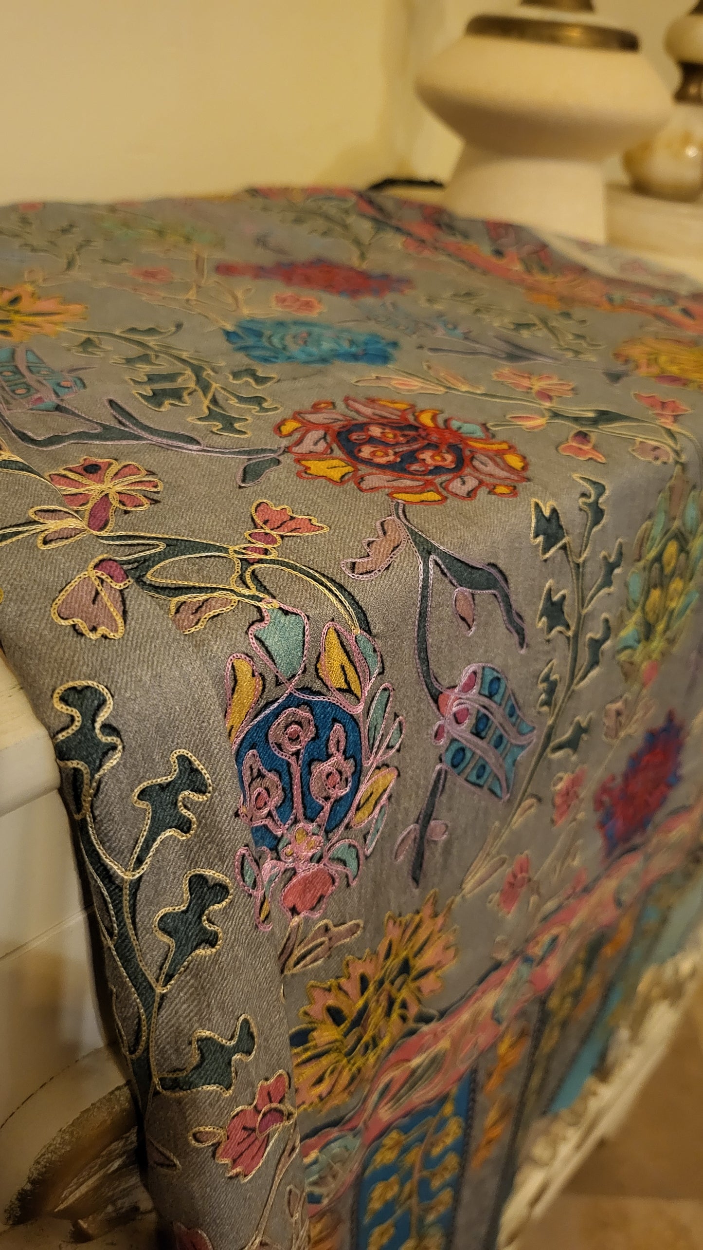 Grey garden : Mini reelkaar shawl