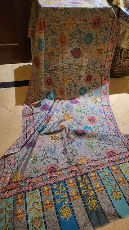 Grey garden : Mini reelkaar shawl