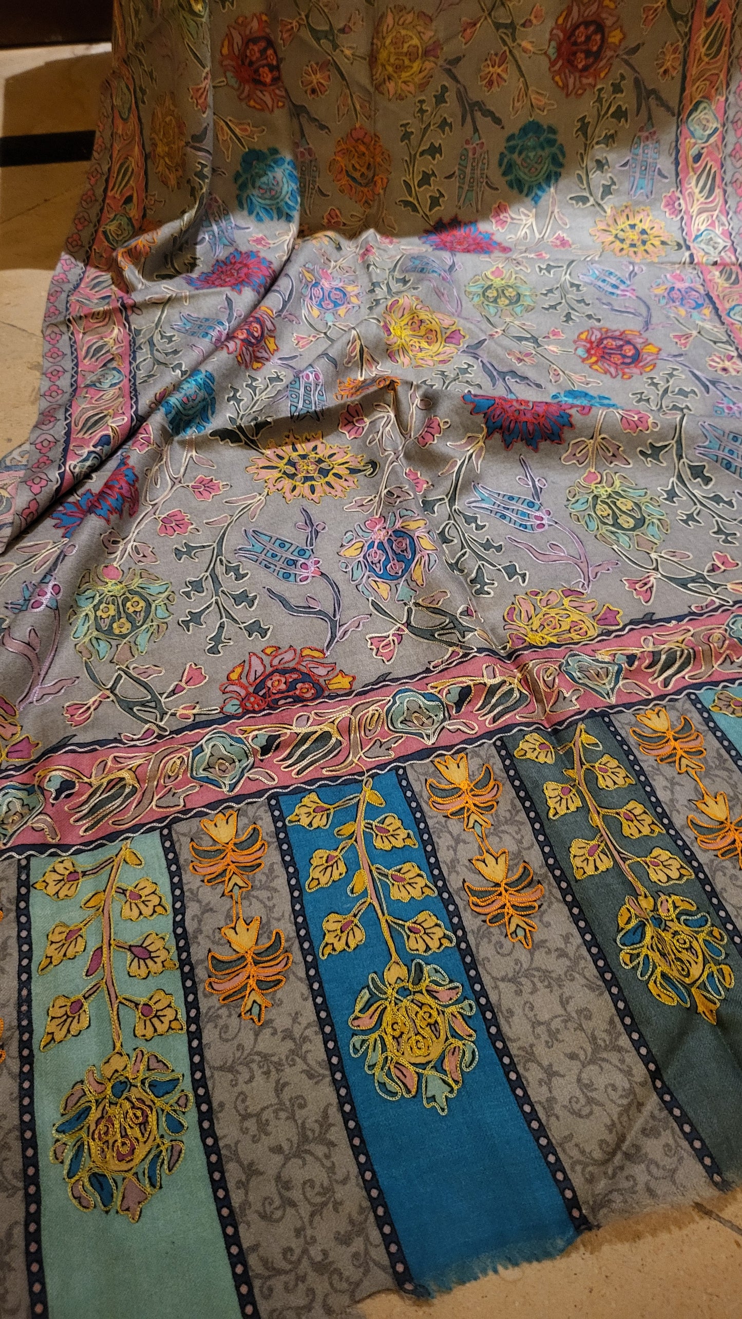 Grey garden : Mini reelkaar shawl