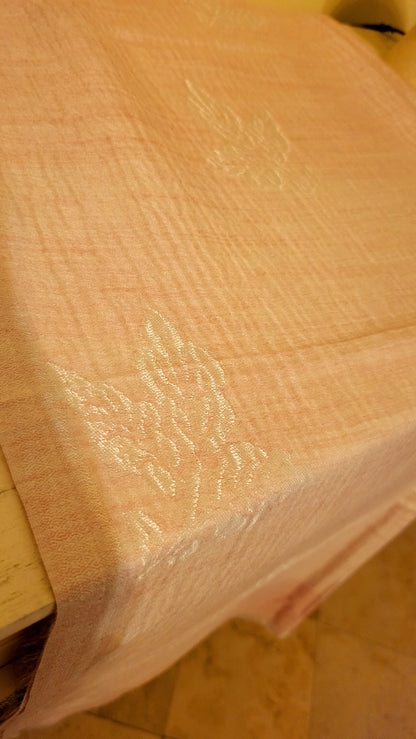 Baby Pink : Mini shawl kaani