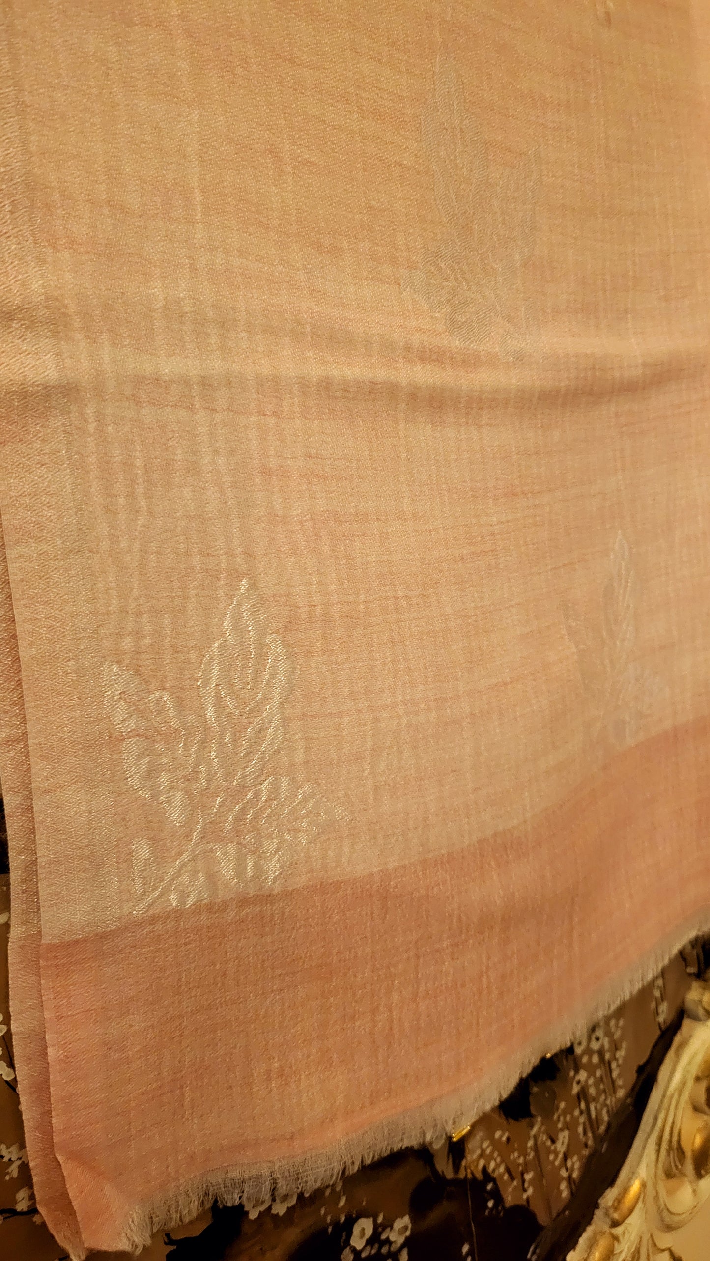 Baby Pink : Mini shawl kaani