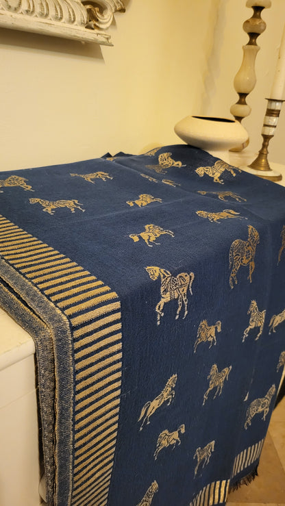 Horse in kanni : shawl
