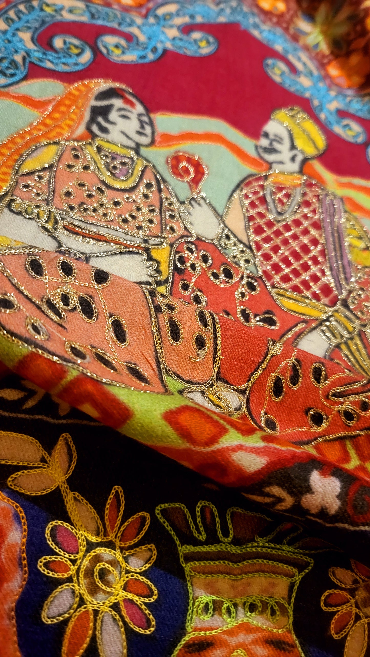 Mahraja reelkaar : Tilla embroidered