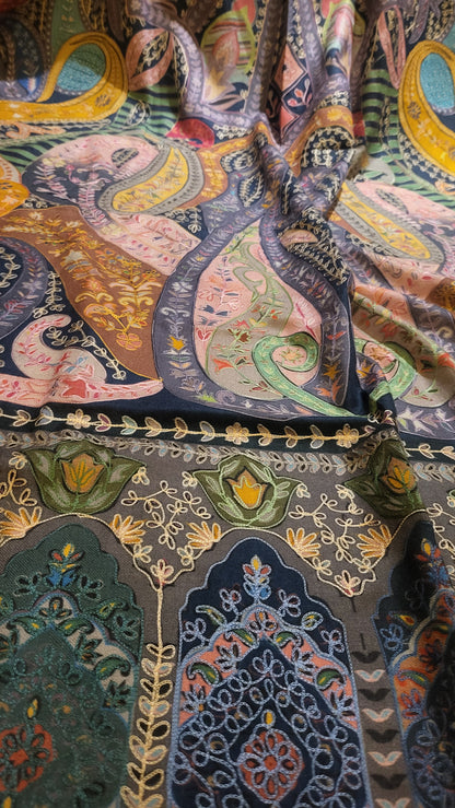 Reelkaar kalamkari : shawl