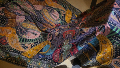 Rainbow Reelkaar : shawl
