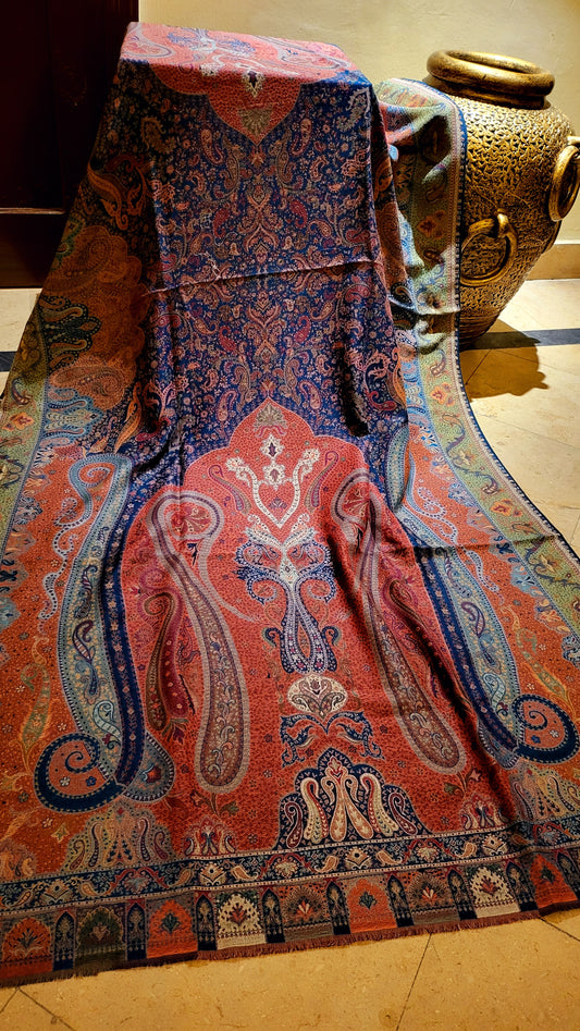 Blue affair : kanni shawl