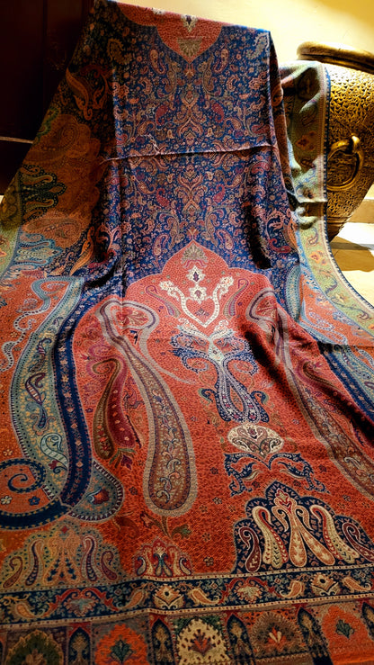 Blue affair : kanni shawl